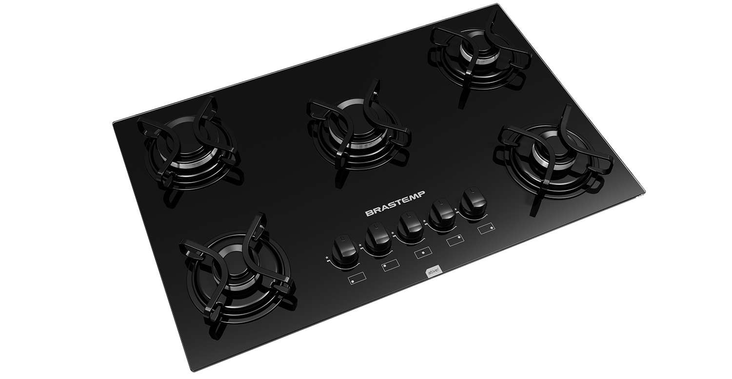 Cooktop Brastemp 5 Bocas BDD75AE Brastemp