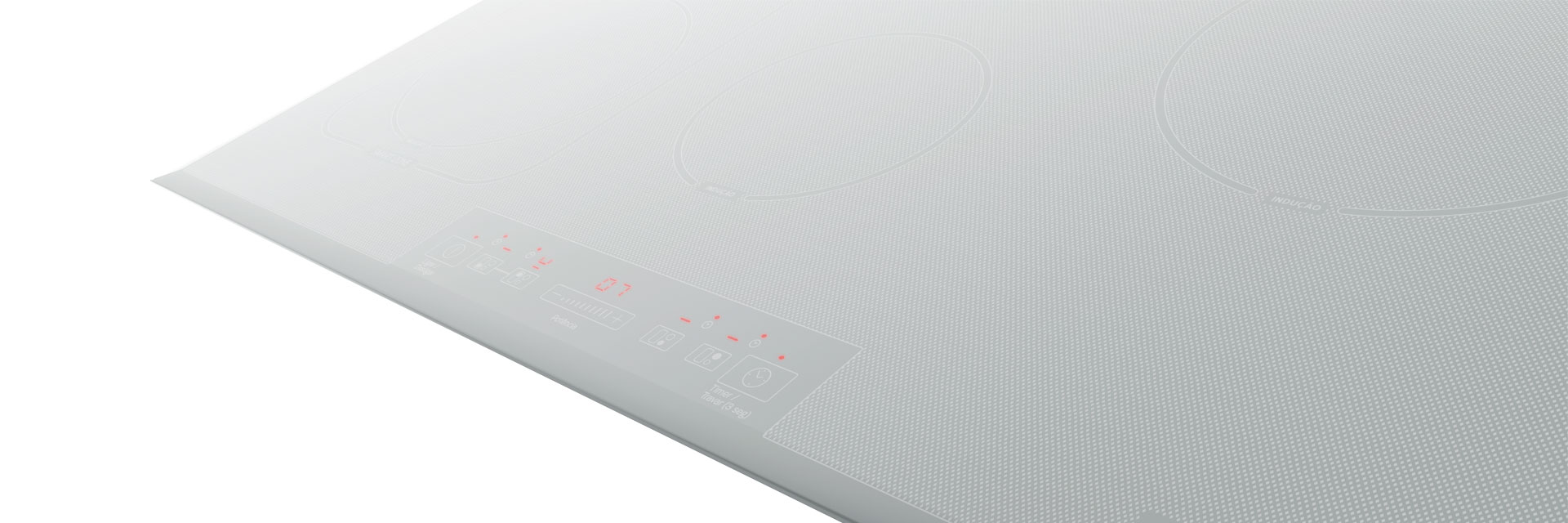 Cooktop de Indução Brastemp 4 bocas Vitreous Branco