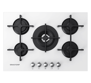 Cooktop branco a gás GDK73
