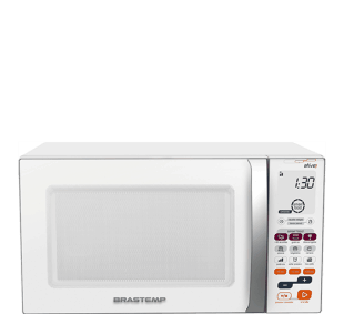 Microondas - Micro-ondas 30 litros com grill branco BMF45 - Brastemp