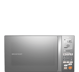 Microondas - Micro-ondas espelhado inox BMJ38 - Brastemp