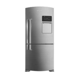 Geladeira Inverse inox BRV80