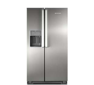 Geladeira Side by Side inox BRS70