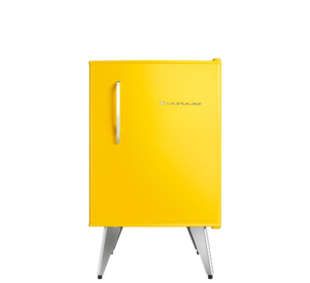 Frigobar Retrô amarelo BRA08