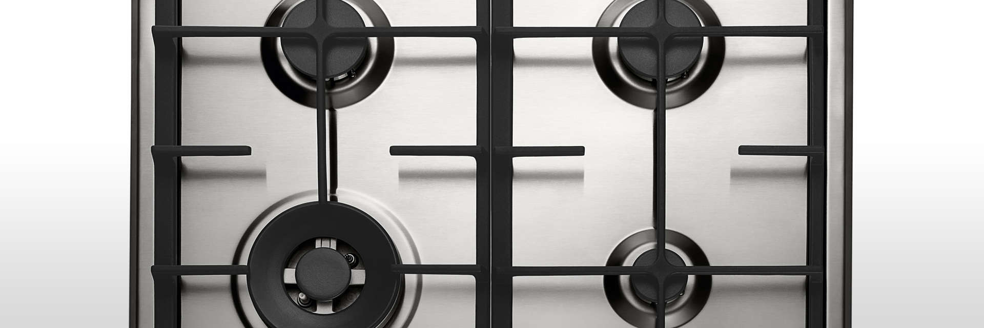 Cooktop 4 bocas Brastemp Gourmand Inox com dupla chama