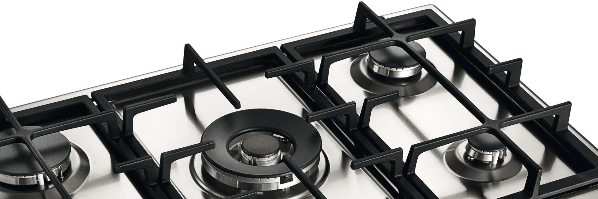 Cooktop 5 bocas Brastemp Gourmand Inox com dupla chama